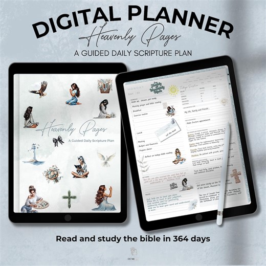 Digital Bible Study Planner | Daily Scripture Reading | SOAP Method | Hyperlinked PDF for iPad | Samsung & Goodnotes | Daily Bible Study - Etsy Canada