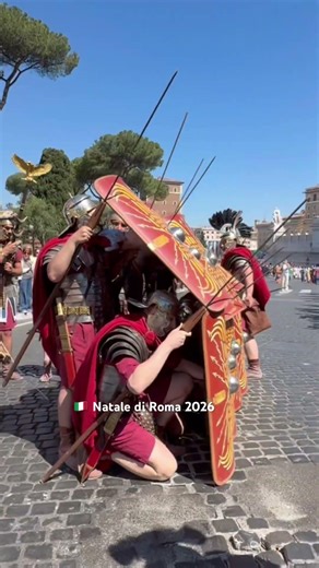 Natale di Roma 2026 🏛️ Roman Testudo Formation