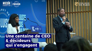 Ensemble, continuons à promouvoir l'égalité. 🤝 Sommet de l'Inclusion Économique, Fondation Mozaïk, EPOKA | Collège de Paris