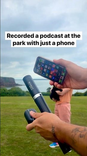 Outdoor podcast setup for beginners | Simple mobile podcast idea