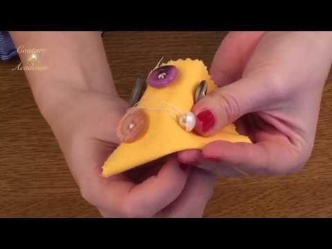 Learn how to sew a button back on quickly. 👍😉 A button with a shank.