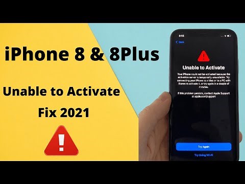 iPhone 8/8Plus unable to active solution!Fix stuck on activation screen iPhone 8/8Plus.