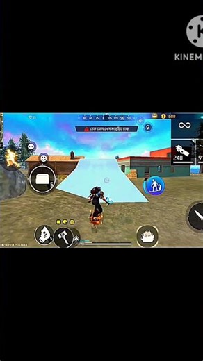 low jump and high jump with free fire game 💪#freefireclips #gaming