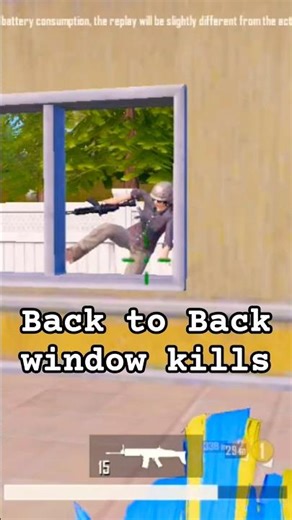 Back to Back window kill #bgmi #battlegroundmobileindiamontagepubgmobilemontage #gaming #pubg #scout