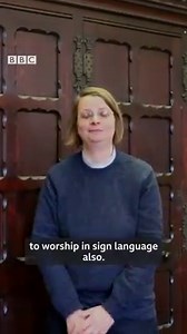 43K views · 383 reactions | Manchester Cathedral is making church services accessible to deaf people ⛪ | BBC Manchester | Facebook