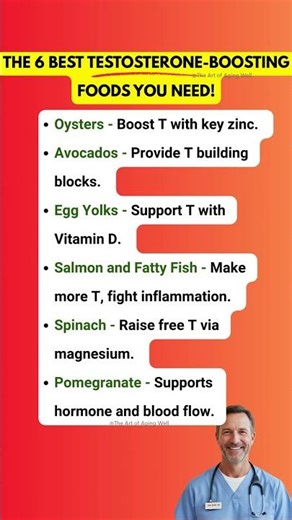 The 6 BEST Testosterone Boosting Foods You Need!