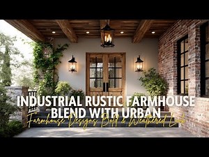 Industrial Rustic Farmhouse Blend with Urban Farmhouse Designs Bold & Weathered Look