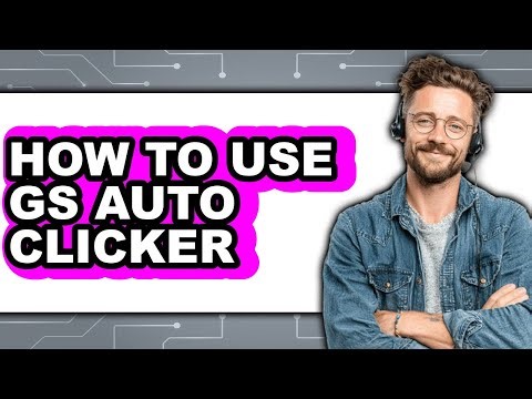 How to Use Gs Auto Clicker (only Way)