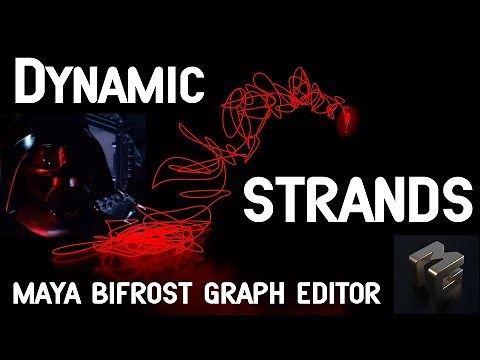 Maya Bifrost Graph Editor: Dynamic Strands tutorial