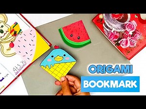 How to make bookmark with paper / Origami bookmark / DIY bookmark