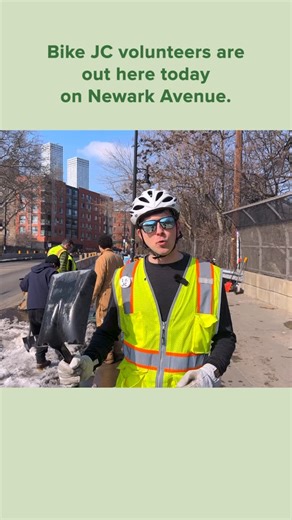 Bike JC on Instagram: "For Valentine’s Day, Bike JC volunteers showed our bike lanes the love that they’re not getting from the city, by clearing a critical connection in the network. It’s been 3 weeks since the storm, and we’re calling on Jersey City government to finally clear the cycling, pedestrian, and transit infrastructure that tens of thousands of Jersey City residents rely upon daily. Huge thanks to the many volunteers who took time out of their weekend to put in the hard work! 👏"