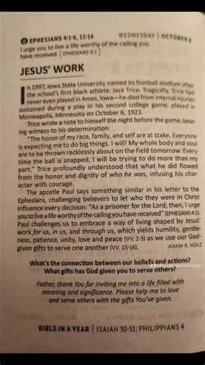 Jesus' Work | "I Urge You To ..."