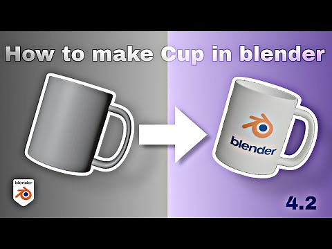How To Make Easy Cup In Blender 4.2(Beginners Tutorial)