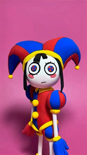 Creating Pomni with Clay | The Amazing Digital Circus Game Art | PicoDIY