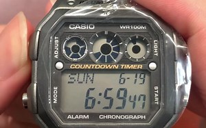 卡西欧AE1300WH系列调表视频 AE1300WH-1A AE1300WH-4A