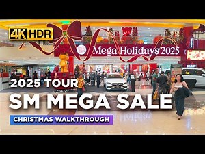 2025 SM MEGAMALL Christmas Tour | BIGGEST SALE and Holiday Celebration in the Philippines!