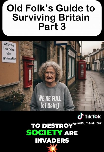 Britain’s pensioners have had enough — Part 3 exposes today’s madness 😂 From immigration, social housing, and dentures to censorship and online safety laws, these old folk don’t hold back. If modern Britain has you shaking your head, you need to hear what they have to say. 🐓 Warning: contains unfiltered truth bombs, dark humour, and advice you won’t find in any government pamphlet. From the pier to the post office to the garden, these seniors are delivering a brutally honest survival guide to 