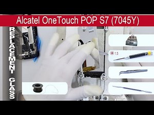 How to replace 🔧 the touchscreen Alcatel One Touch POP S7 7045Y