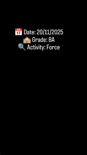 Today, our Grade 8A students explored the concept of Force through...