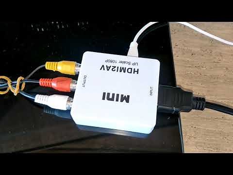 Cara menggunakan konektor hdmi to rca