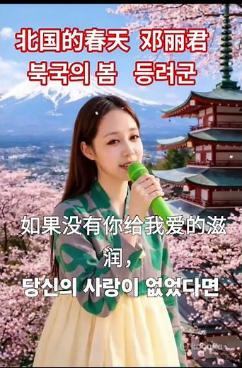 北国的春天 邓丽君🎵북국의 봄 등려군