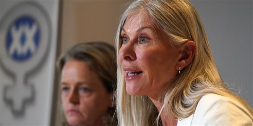 Sharron Davies breaks down in tears as she opens up on receiving 'death threats' after standing up against trans rights in sport