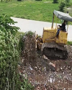 Awesome Completion!! Road Build Action by 5T Dump Truck & Komatsu Dozer Stone-Fill Power! | Excavator Cambodia I