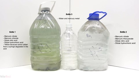 Extracting mercury from contaminated water