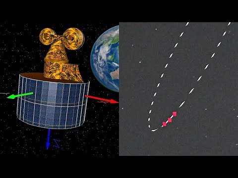 Slow-moving flashing object in the sky: A tumbling geostationary satellite