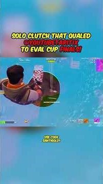 This is how TARIT Qualed to Eval Cup FINALS! 🏆 #fortnite #shorts