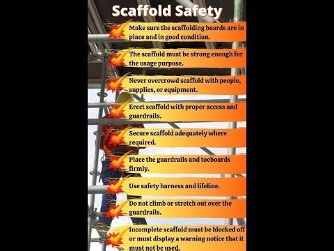 Safe Scaffolding Erection and Dismantling Training Video