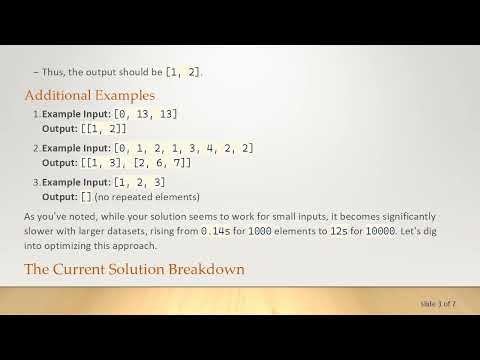 How to Optimize Your lookup function for repeated elements in an Array Using Python