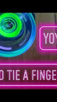 How to tie a yoyo string finger loop?