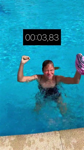 Taking off my T-shirt underwater