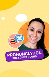 EWA: Learn English on Instagram: " PART 2 - The schwa sound  Thanks for watching!  Keep learning with @panenglishteaching and @ewa.english ⭐️ See you next time!  Teacher's name: Pan  #englishonline #english #pronunciation"