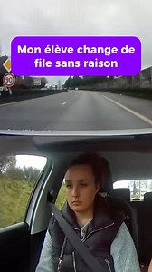 Mon élève change de file sans raison 😅 #permis #dashcam #conseils | Driving S'CooL Auto-Ecole 56