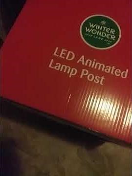 Big lots animated lamp post review