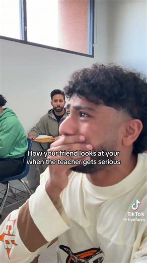 me and my friends in class win the teacher say his kid passed away