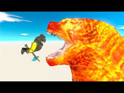 Stay Away From Godzilla Thermol Nuclear - Animal Revolt Battle Simulator