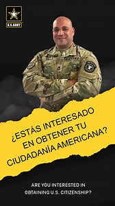 Are you a Lawful Permanent Resident and Interested in learning how you can obtain your US Citizenship through service in the Army or Army Reserves? Fill out the link below to talk to a recruiter about your options. https://www.goarmy.com/info.html?iom=BLZN | Army Recruiting Indianapolis | Facebook