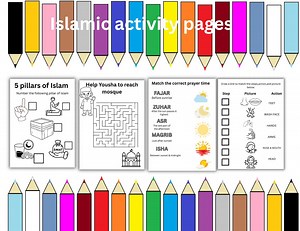 Islamic Activity Pages - Etsy