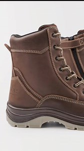 1.7K views · 14 reactions | In the pursuit of function & comfort? Meet the Pursues safety boot. 量 A fresh take, modelled on our most popular work boot, the Achieves, in a gorgeous vintage style leather with contrast stitching and a shock absorbing PU/TPU sole. She’s a great option for wearing in the outdoors - particularly if you're regularly walking on abrasive surfaces. bit.ly/shewear-pursues | she wear australia | Facebook