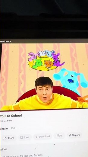 Blue’s Clues We Sat On Down (Blue Takes You To School)