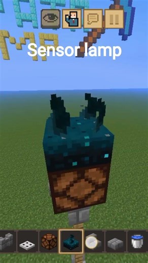 Minecraft automatic sensor lamp