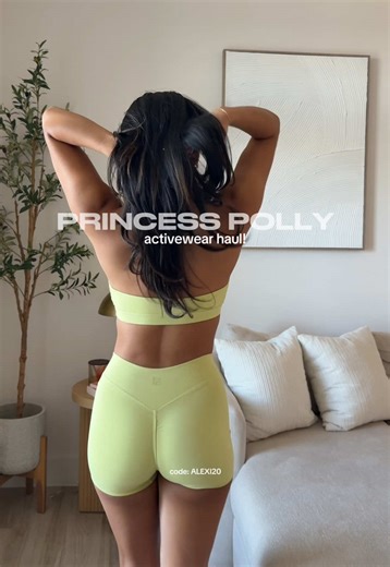 @Princess Polly activewear try on haul! 🤍 use code ALEXI20 to save! #princesspolly #PP_partner #workoutoutfits #tryonhaul #pilatesoutfit