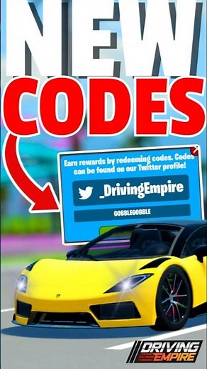2 NEW CODES In Driving Empire!! #drivingempire #roblox #fyp