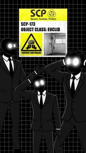 The First SCP Ever Documented | SCP-173 #scp #horrorshorts #scpfoundation