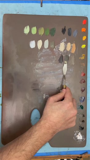 White objects are very tricky to mix colors for, but they are SO educational. White is the most reflective color, which means white objects are much more influenced by the colors of the light and of the environment than non-white objects. Painting them is really good color practice. Captions are auto-generated. I do not endorse painting with lizards in crimson. 🥲 | Ken Goshen