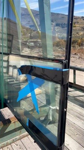 Massive Pivot Door Install #newhomebuild #authenticvlogging #pivotdoor #construction