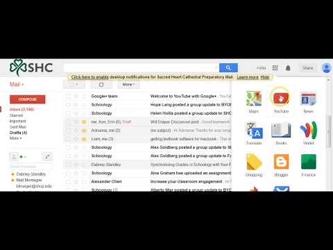 Creating your YouTube channel using your School Email